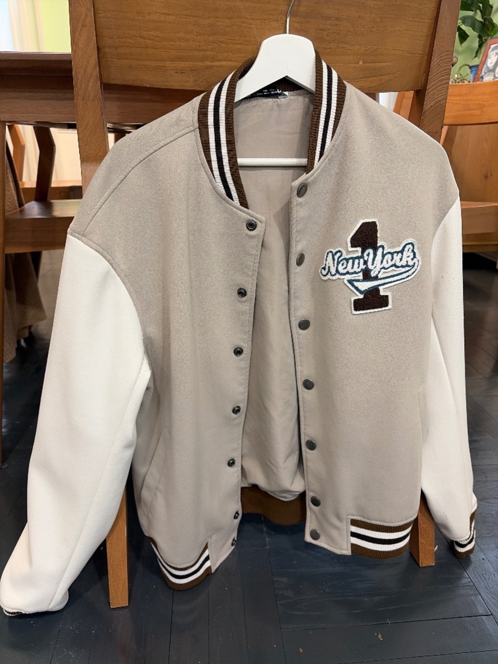ZARA Varsity Jacket “New York” (Men’s Size M)